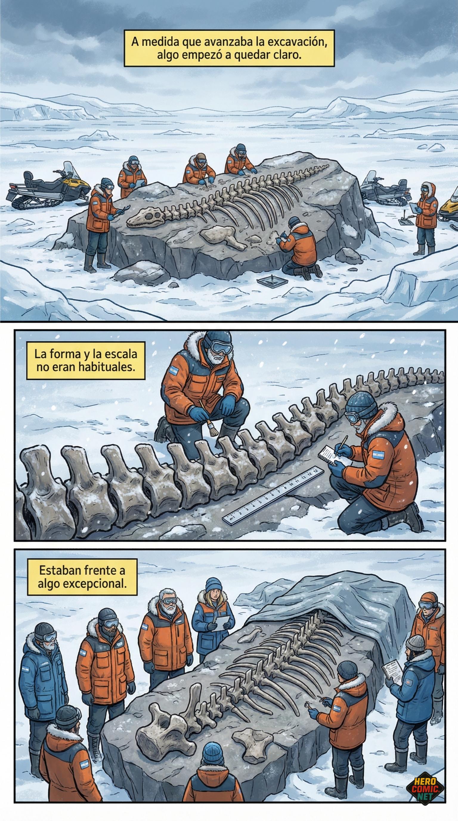 La excavación avanza - Un hallazgo excepcional