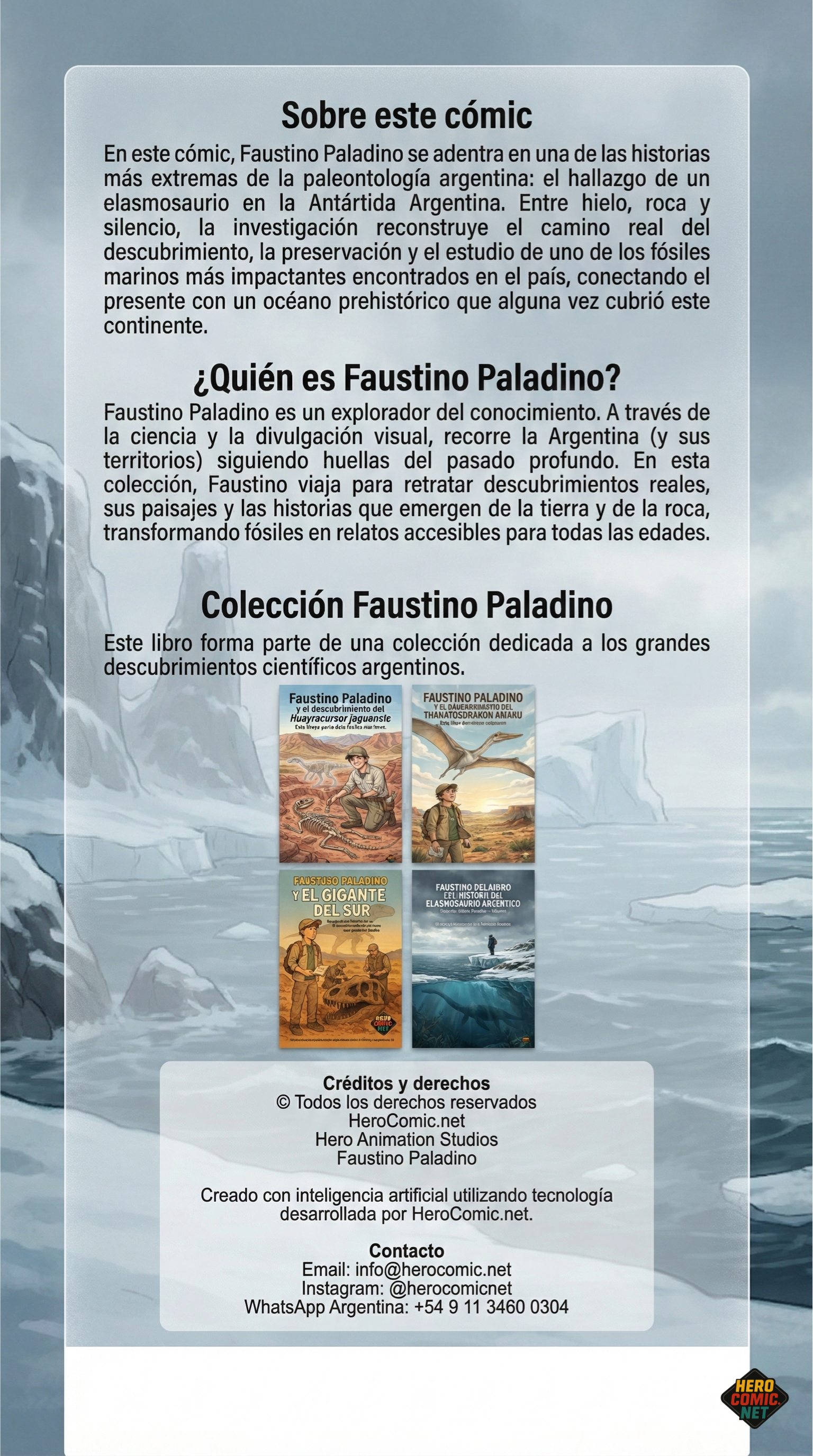 Sobre este cómic - Créditos y colección