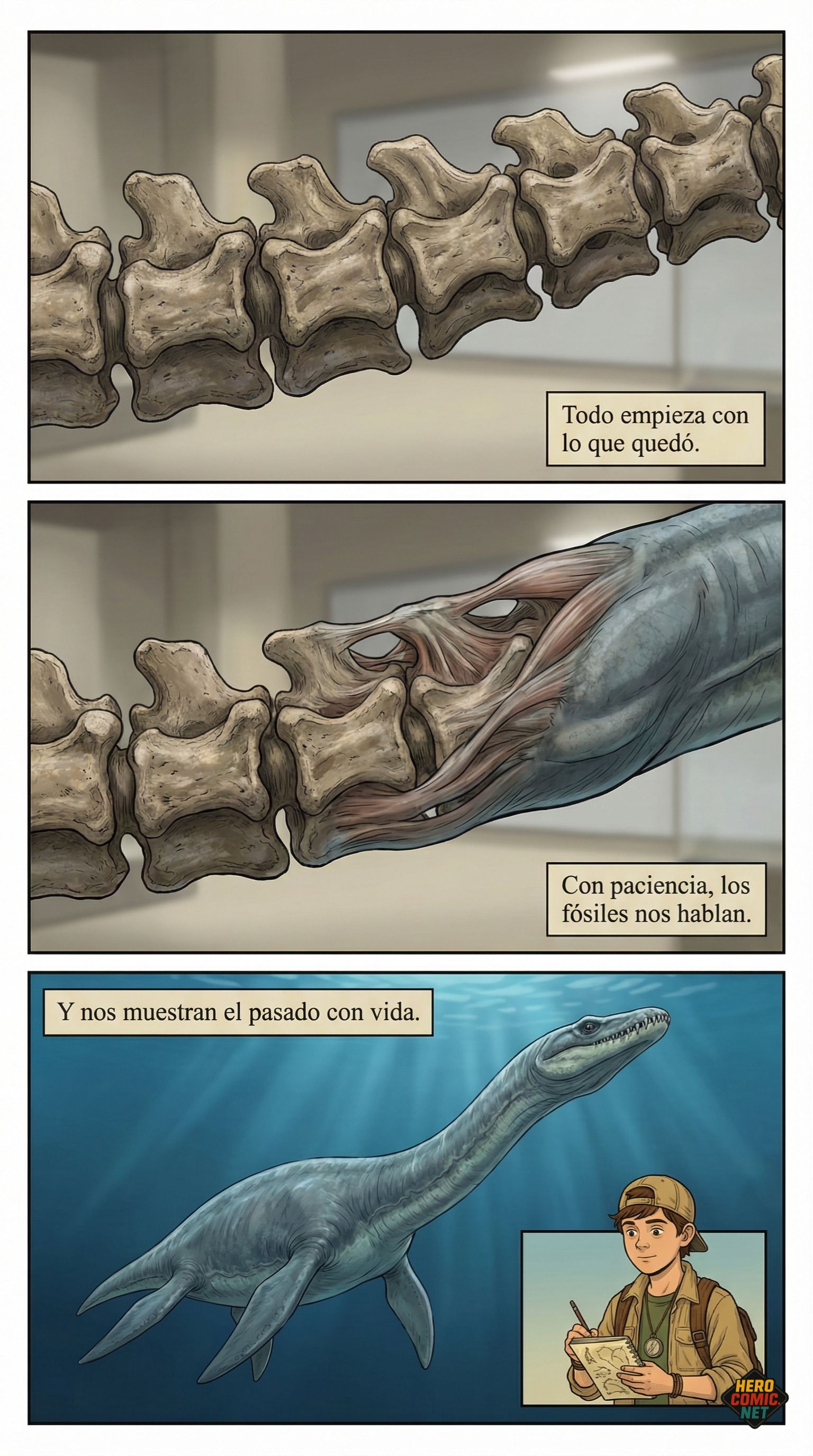 Los fósiles nos hablan - Reconstrucción