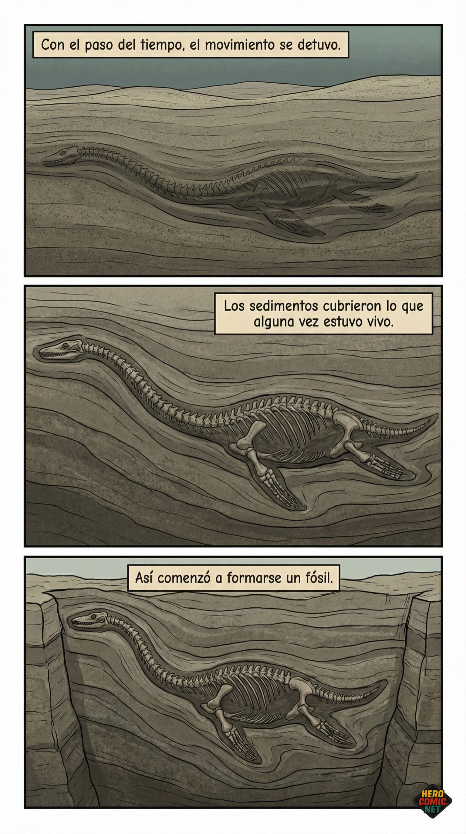 Proceso de fosilización